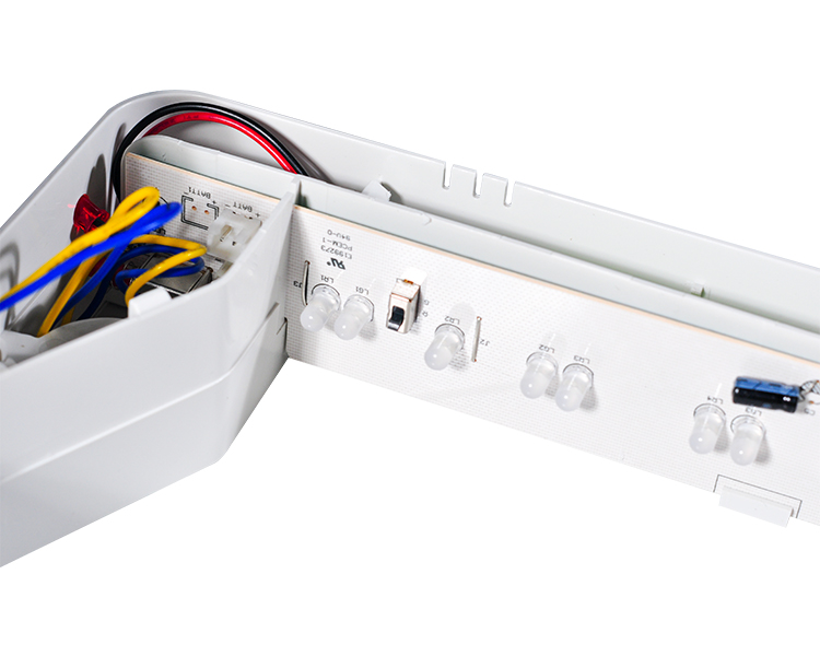 JLEC2BCW-Bi-Color LED Combo Emergency Exit Sign s LED hlavami