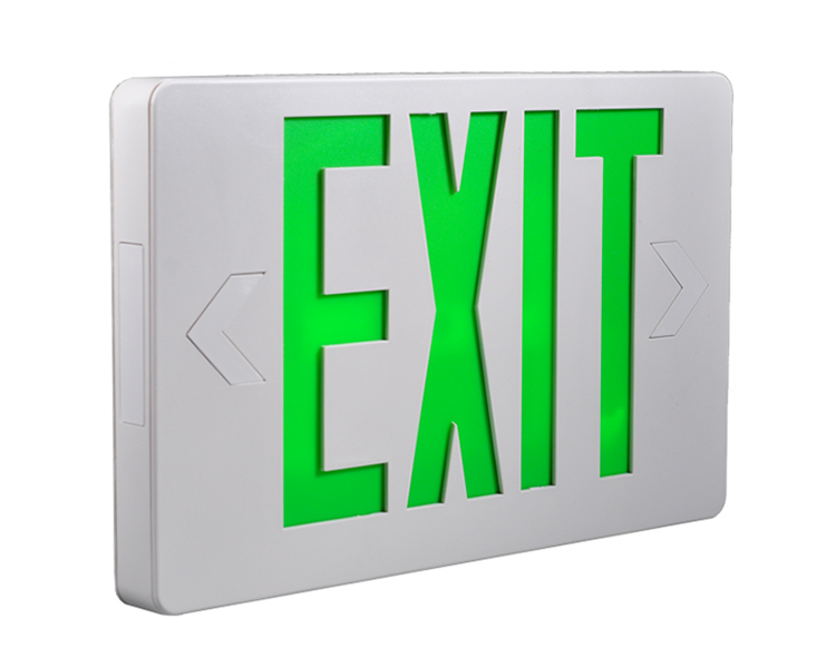 Jleed2GWEM-Ultra Bright Green Emergency Exit Sign