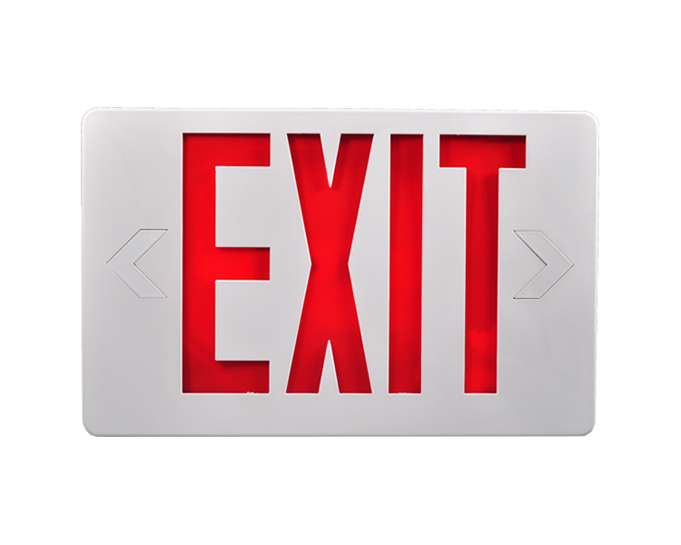 Jleed2rwem-New Slim Red Red LED EXIT GRES
