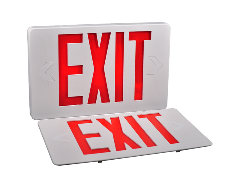 Jleed2rwem-New Slim Red Red LED EXIT GRES