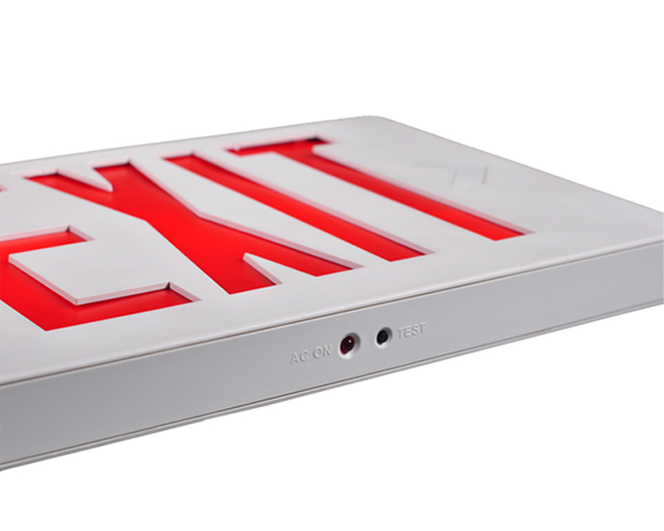 Jleed2rwem-New Slim Red Red LED EXIT GRES